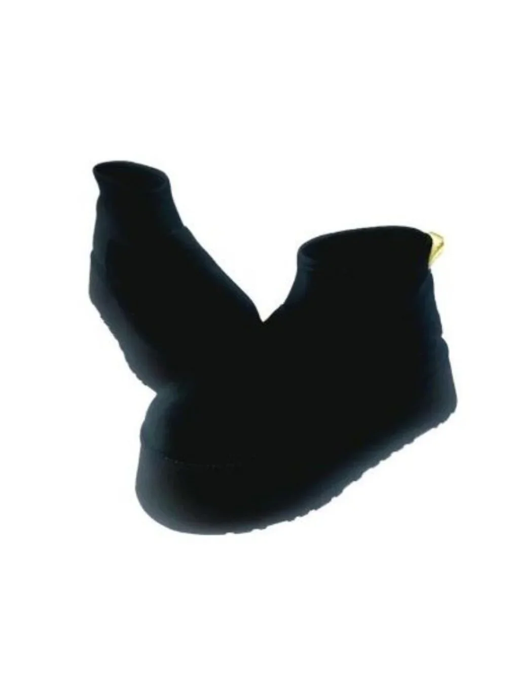 UGG Classic Mini Dipper Platform Suede Leather Boots Womens Size 7 EU 38 Black